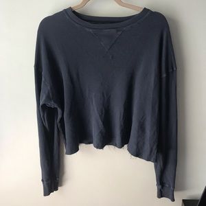 Long sleeved Brandy crop too